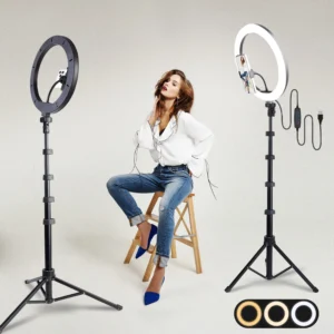 Ring Light with Quick-Release Tripod